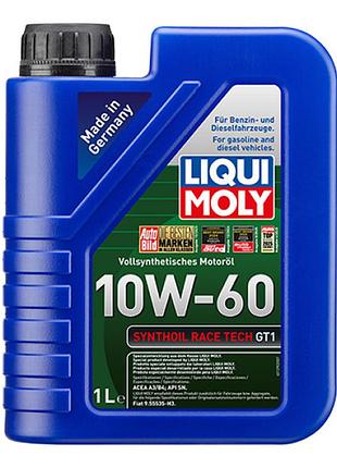 Синтетическое моторное масло - synthoil race tech gt1 10w-60 1л.