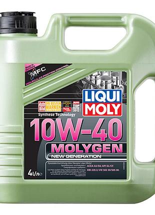 Полусинтетическое моторное масло - molygen new generation 10w-40 4л.