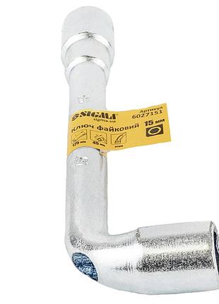 Ключ файковый 15мм sigma (6027151) 5