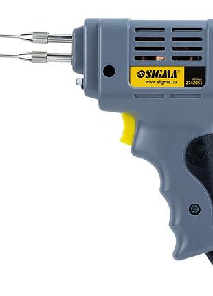 Паяльник імпульсний 200 вт sigma (2742051)