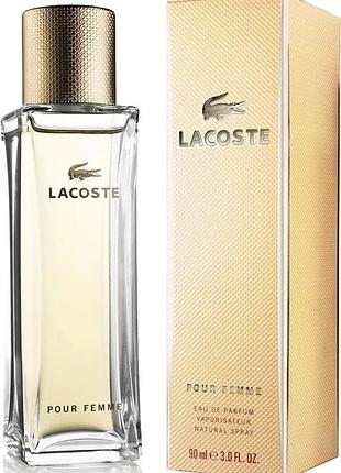Женская парфюмированная вода lacoste pour femme 90 мл