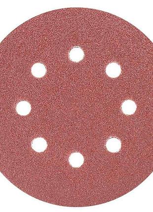 Шліфувальний круг 8 отворів ø125мм p60 (10 шт.) sigma (9122641)