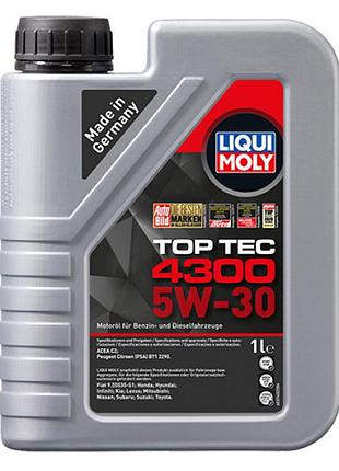 Синтетическое моторное масло - top tec 4300 sae 5w-30 1л.