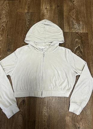 Укорочене зіп худі h&m