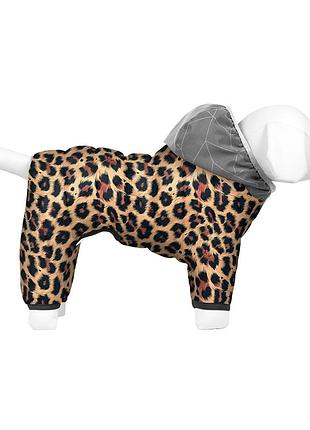 Комбінезон для собак waudog clothes малюнок "леопард", s32, в 47-50 см, с 30-33 см