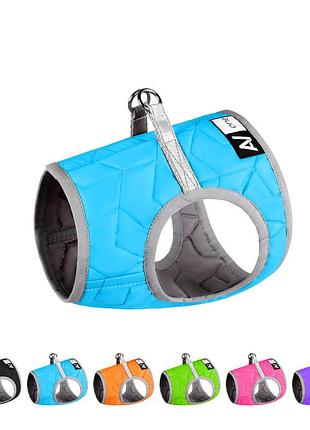 Шлея м'яка airyvest one, розмір s1 блакитний