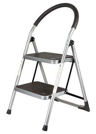 Стремянка стальная 2 ступени 1.00м flora (5035314)
