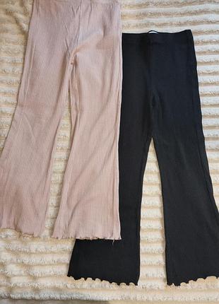 Штани кльош в рубчик 122