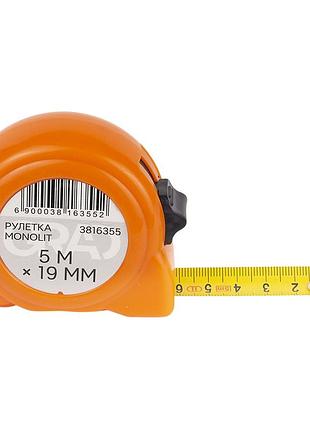 Рулетка monolit 5м×19мм grad (3816355) 3