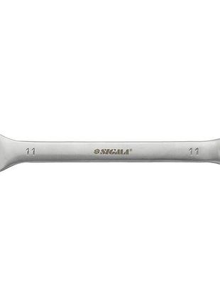 Ключ рожково-накидной 11мм crv satine с подвесом sigma (6021561)