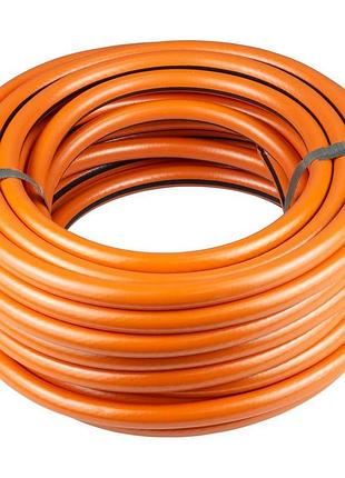 Шланг для полива янтарь 3 слоя армированный ½" 30м flora (5066654)