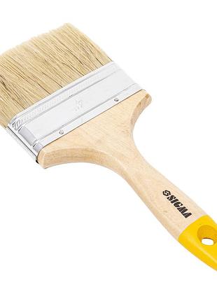 Пензель флейцовий профі 4" sigma (8301771) 8
