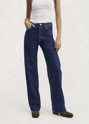 Джинси з високою посадкою mango