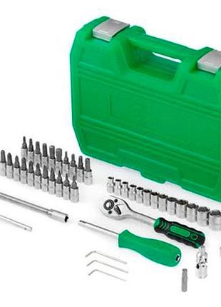 Набор инструмента intertool 1/4" 46 ед. (et-6046sp) 2