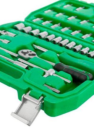 Набор инструмента intertool 1/4" 46 ед. (et-6046sp) 6