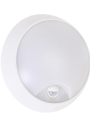 Светодиодный cветильник влагозащищенный sorento 3cct 20w ip54 белый с датчиком движения