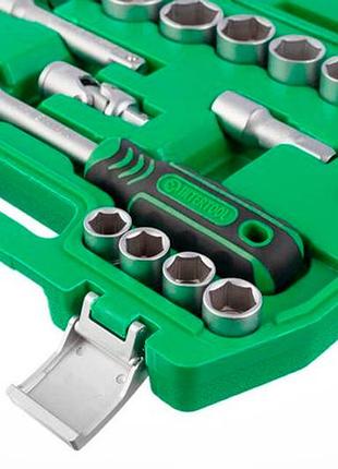Набор инструмента intertool 1/2" 21 ед. semipro et-6021sp (et-6021sp) 4