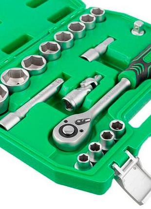 Набор инструмента intertool 1/2" 21 ед. semipro et-6021sp (et-6021sp) 5