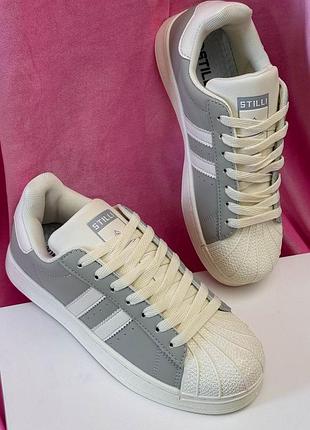 Кроссовки женские демисезонные, цвет серо-бежевый, 248rhb640