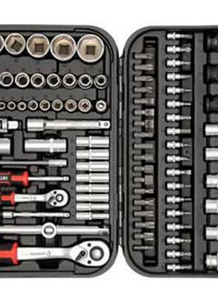 Набор инструмента intertool 1/4" x 1/2 111 ед. storm (et-8111) 2