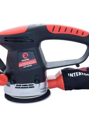 Эксцентриковая шлифмашина intertool 480 вт semipro (wt-0542)