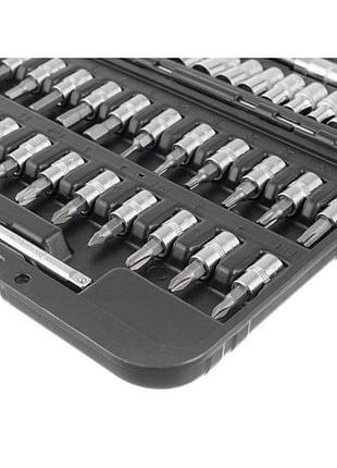 Набор инструмента intertool 1/4" 46 ед. storm (et-8046) 8