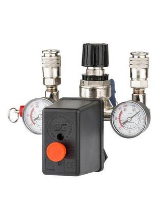 Прессостат в сборе intertool 220в x 2 выхода (pt-9094) 2