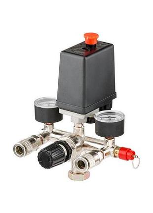Прессостат в сборе intertool 220в x 2 выхода (pt-9094) 4
