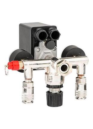 Прессостат в сборе intertool 220в x 2 выхода (pt-9094) 5
