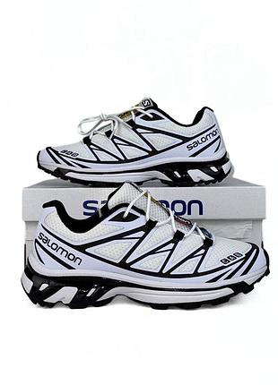 👟 мужские кроссовки salomon xt-6 white