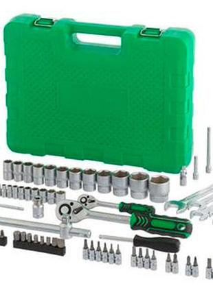 Набір інструменту intertool 1/4" x 1/2" 82 од. semipro (et-6082sp) 3