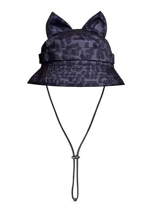 Панама с ушками серый леопард