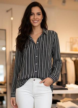 Модная вискозная блуза рубашка