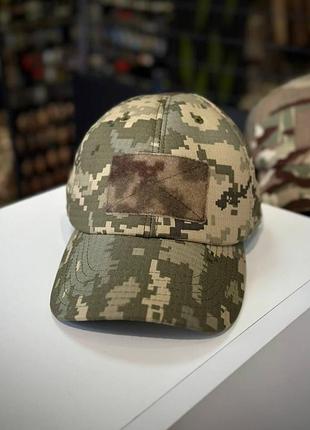 Тактическая бейсболка пиксель 4.5.0, глубокая посадка + сетка в середине mm14 зсу 5.0