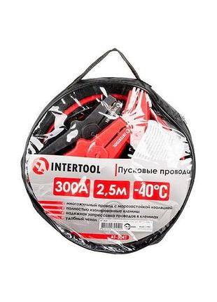 Провода пусковые intertool 300 a x 2.5 м (at-3041) 4
