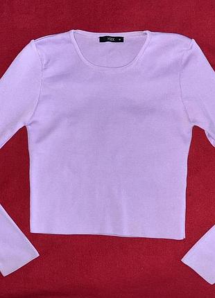 Лонгслів кроп топ