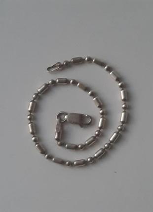 Дизайнерський  вінтажний срібний браслет 925