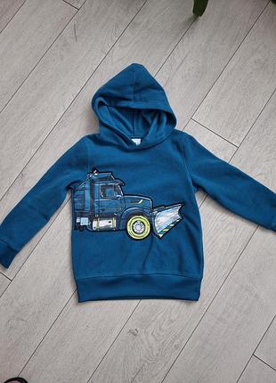 Фирменный флисовый свитшоте для мальчика