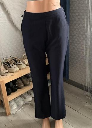 Легенькі темно сині штани  класичні розмір м/l
