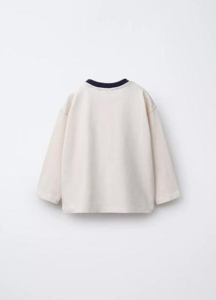 Реглан лонгслів регланчик zara 2