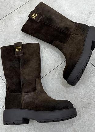 Чоботи miu miu