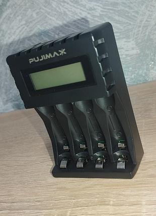 Зарядний пристрій pujimax pj-lcd005 для акумуляторів aa