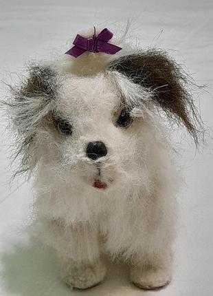 Hasbro tiger electronics, 2008 г. - игрушка интерактивная винтажная - собака - высота - 20 см, длина - 25 см