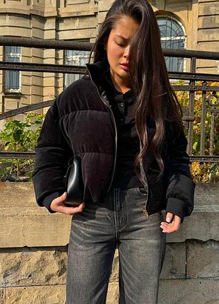 Бархатна куртка демі