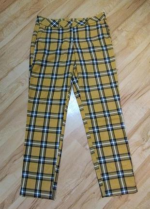 Брюки в клетку c&amp;a