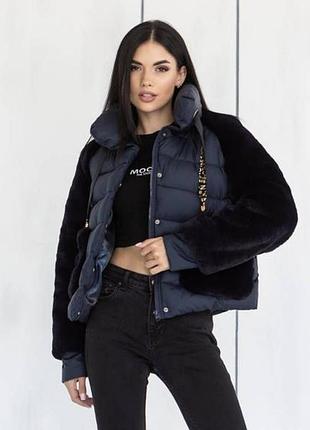 Жіноча куртка еко хутро