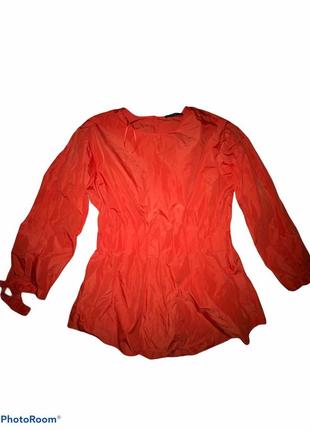 Блуза, рубашка кораллового цвета limited edition