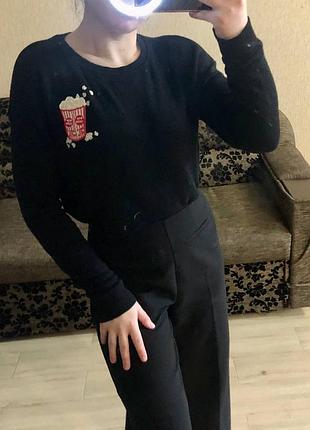 Кофта від pull&bear , розмір s/m чорного кольору