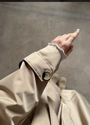 Довгий плащ тренч 6