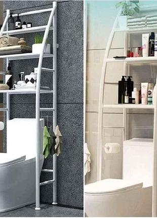 Полка-стеллаж 3яр для туалета 46*25*167см r30890 тм stenson